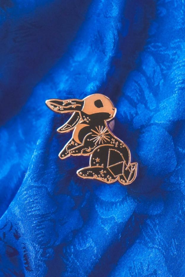 Celestial Rabbit Pin